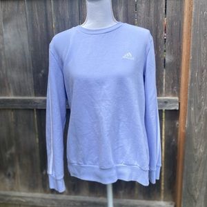 Lavender Adidas Crewneck